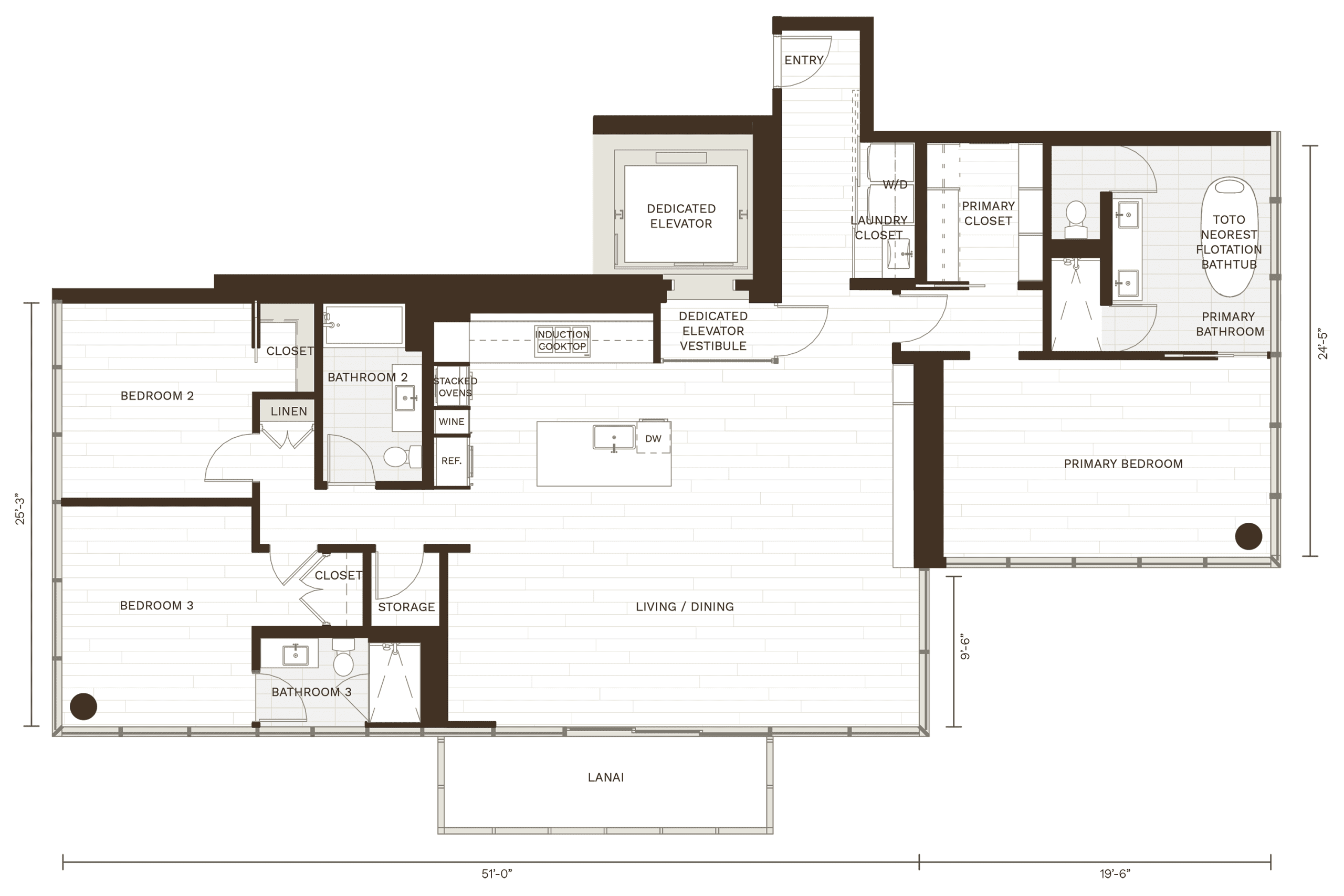 Residence 01, Type A floor plan